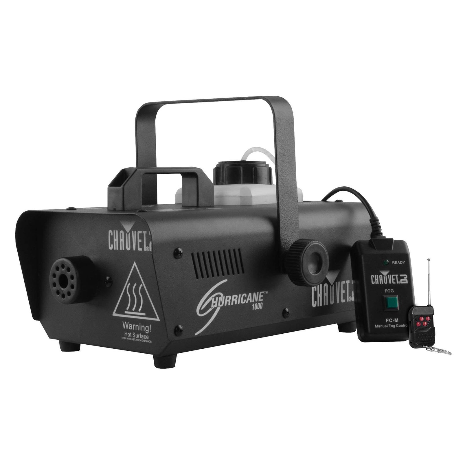 Chauvet DJ Hurricane 1000 1L Pro Fog/Smoke Machine w/ Wired and Wireless Remote - VMInnovations