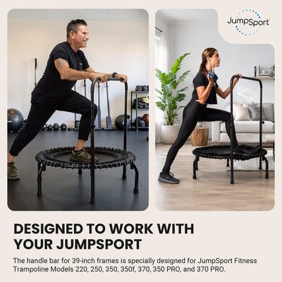 JumpSport Handle Bar Accessory for 39" Leg Fitness Trampolines, Black (Open Box) - VMInnovations