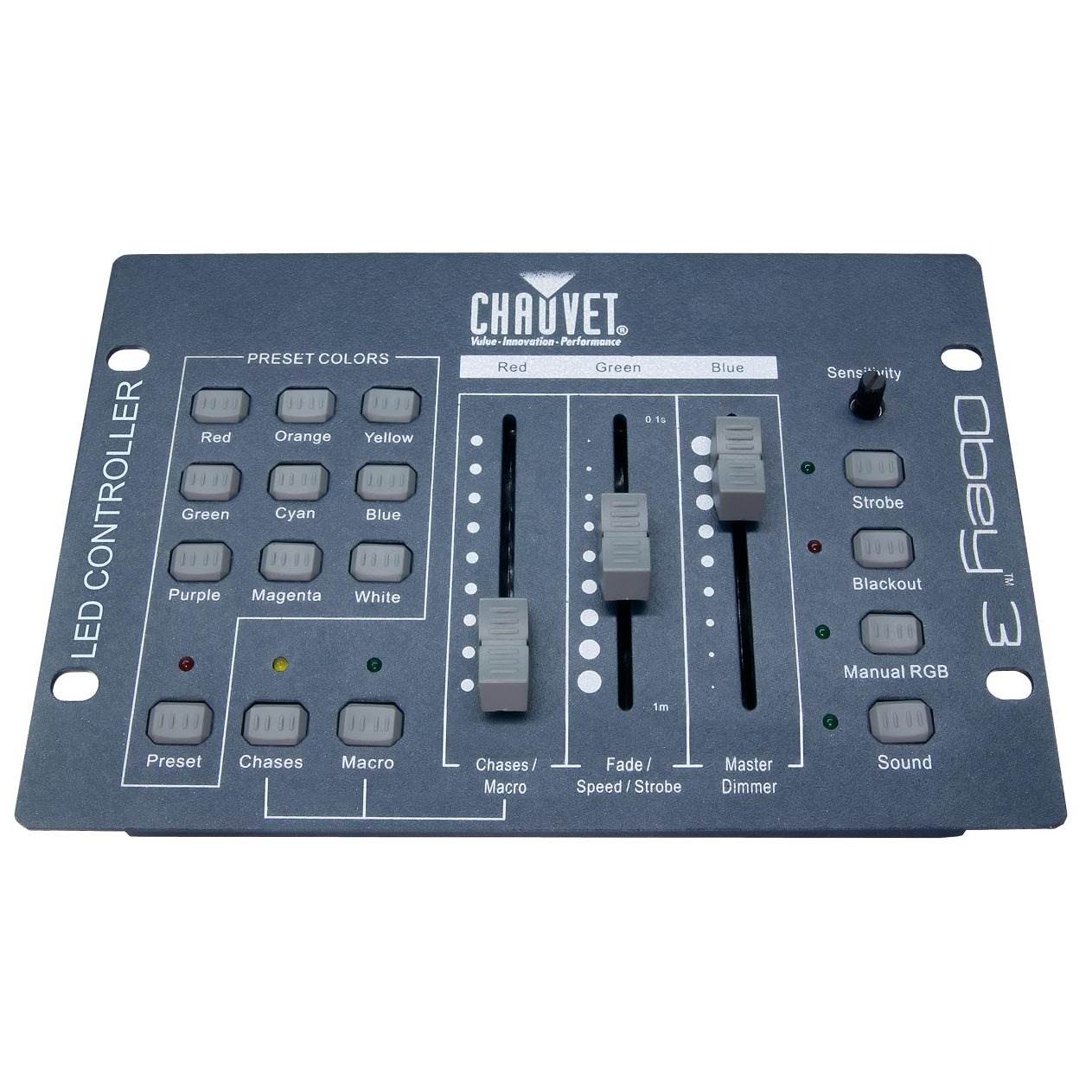 DJ OBEY 3 Channel DMX 512 Adjustable Sound Active LED Light Controller (Used)