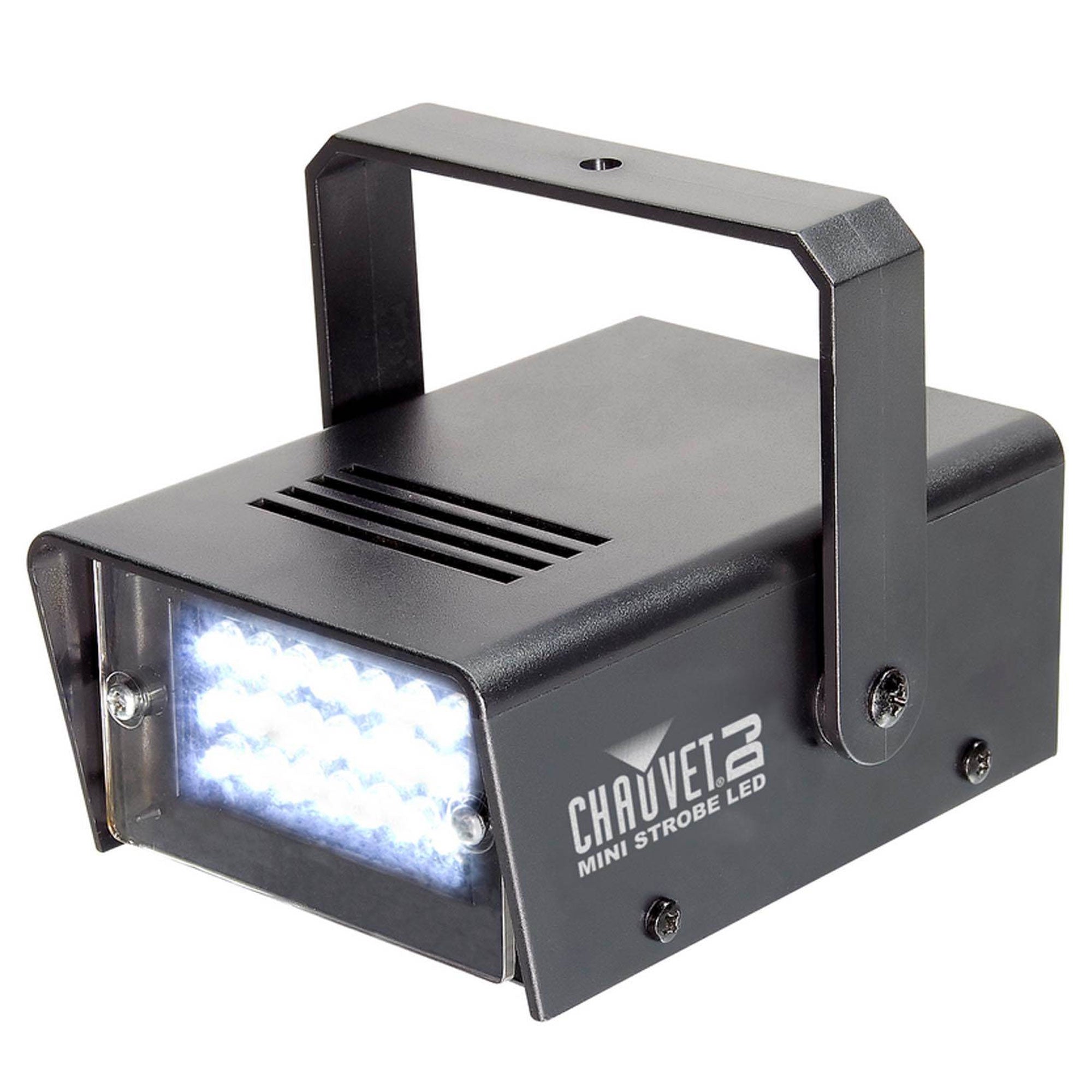 4 CHAUVET DJ CH730 Adjustable 1-12 Flash/Sec Mini Strobe LED Club Light Effects