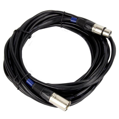 Chauvet DJ 25 Foot Male to Female 3 Pin DMX Lighting Effect Cable | DMX3P25FT
