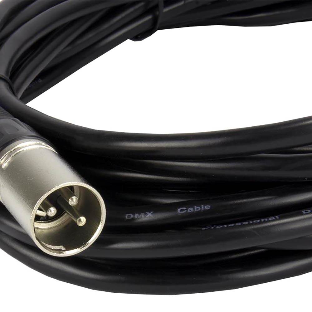 Chauvet DJ 25 Foot Male to Female 3 Pin DMX Lighting Effect Cable | DMX3P25FT