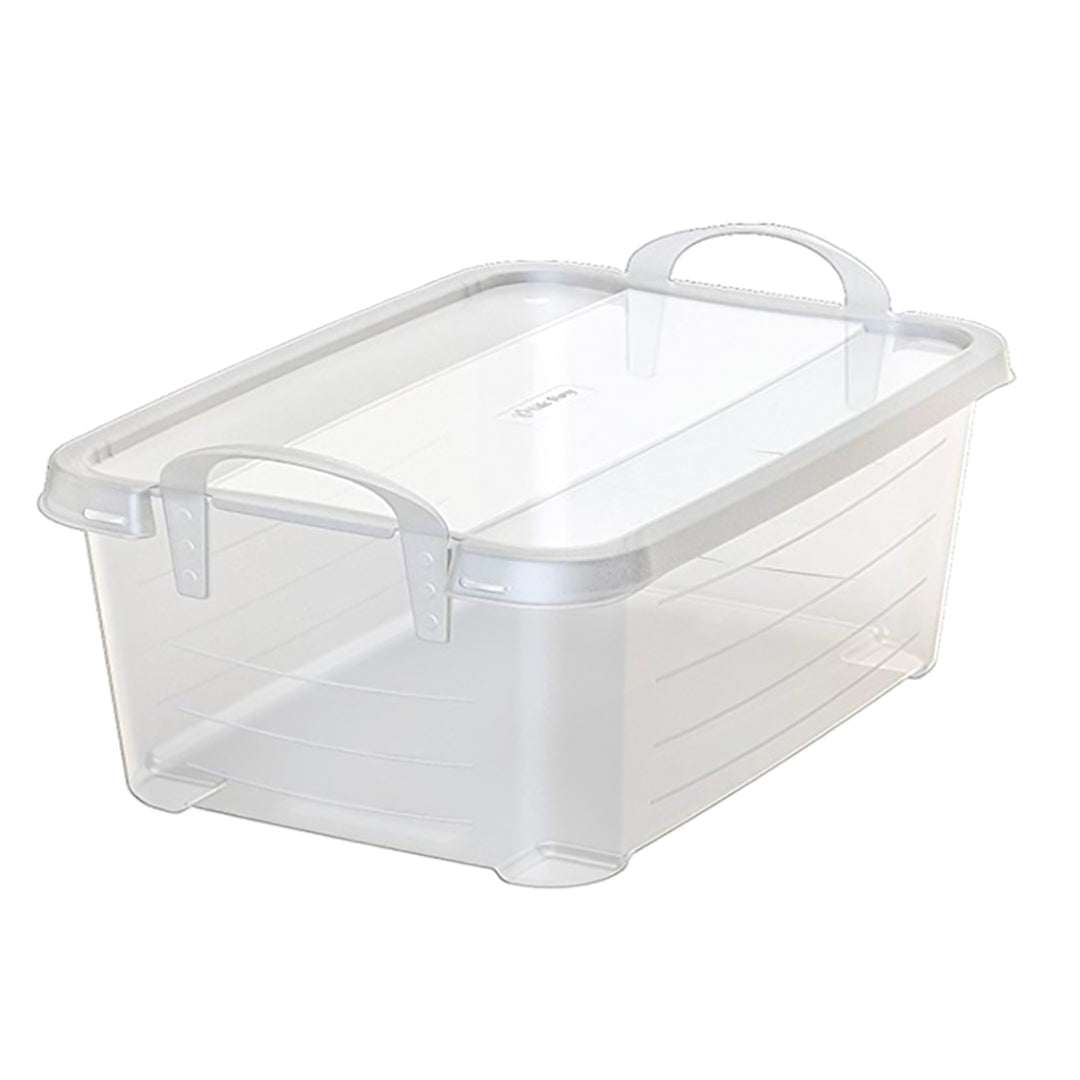 Life Story 14 Qt Plastic Box (6 Pack) with 55 Qt Storage Container (6 Pack)