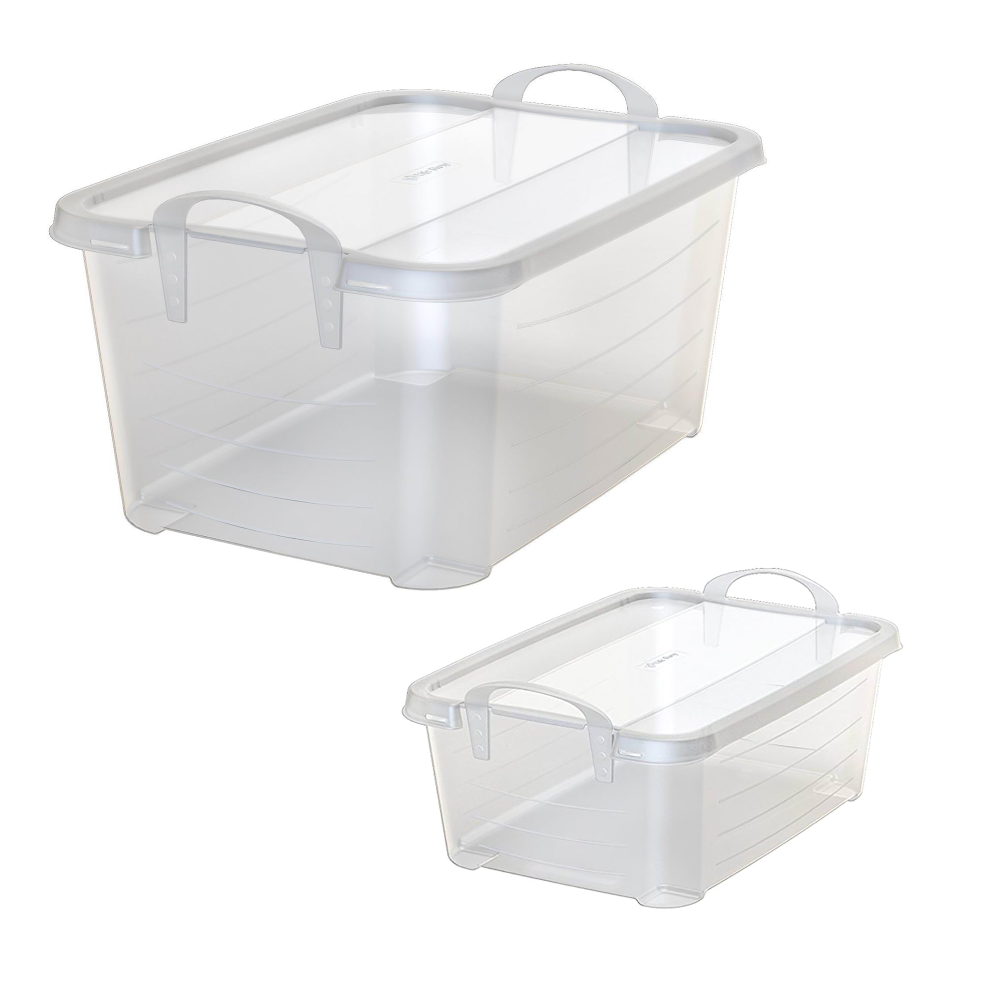Life Story 14 Qt Plastic Box (6 Pack) with 55 Qt Storage Container (6 Pack) - VMInnovations