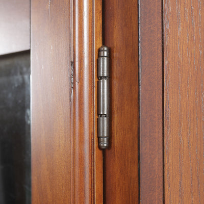 American Furniture Classics 8 Gun Key Locking Wooden Storage Display Cabinet - VMInnovations