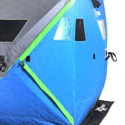 CLAM X500 Insulated Thermal Lookout Outdoor Fishing Hunting Hub Tent Shelter - VMInnovations