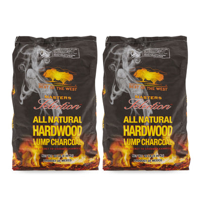 Best of the West All Natural Hardwood Lump Charcoal Bag, 20 Pounds (2 Pack)