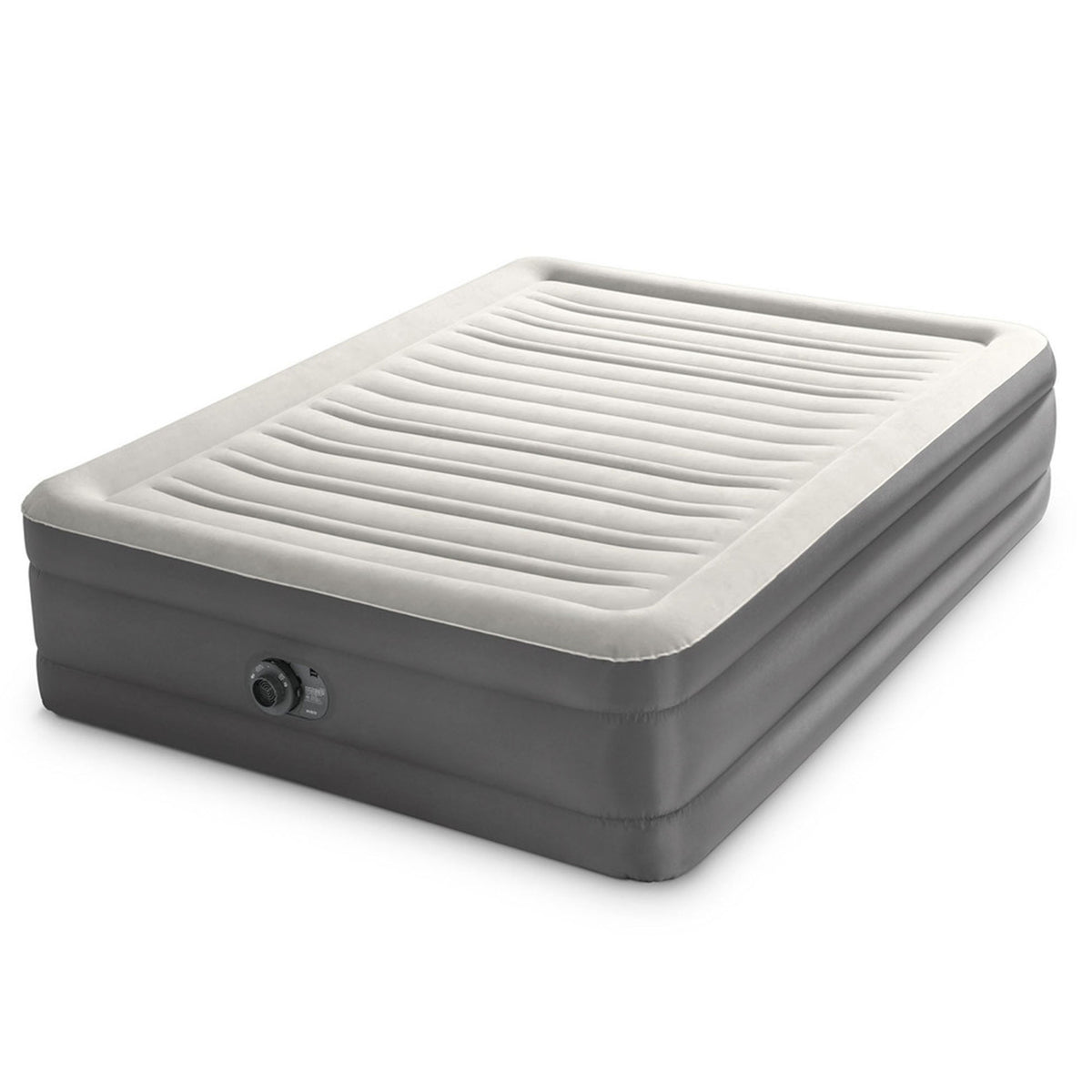 Intex TruAire Luxury Queen Air Mattress Airbed w/ Lumbar Support & Built in Pump (Refurbished)