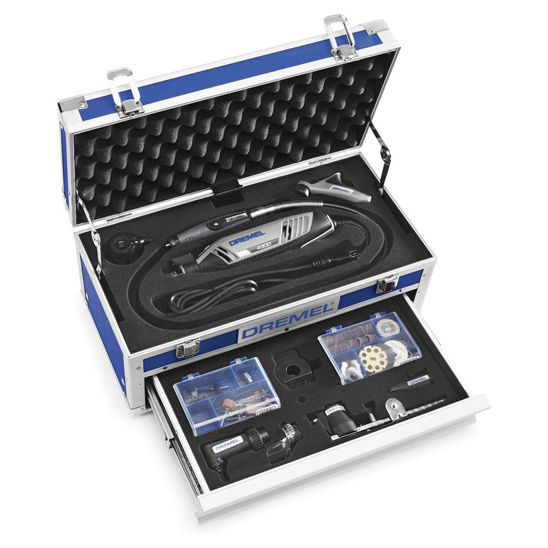 Dremel 4300-9/64 Versatile Rotary Tool Kit with Flex Shaft and Hard Storage Case