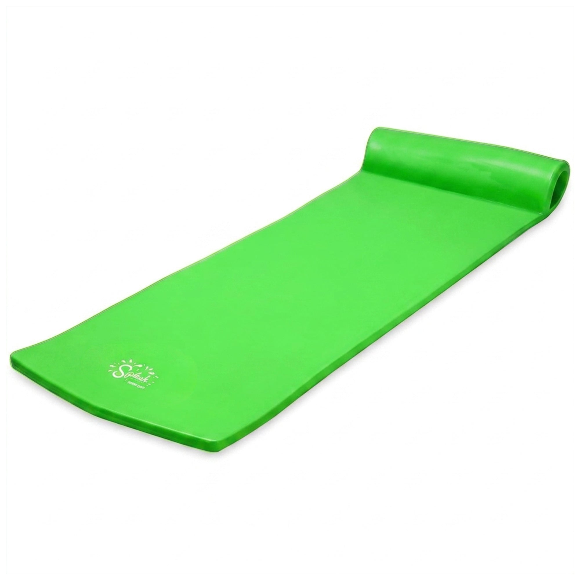 TRC Recreation Splash 1.25" Thick Foam Pool Float Mat, Fierce Green (Open Box) - VMInnovations