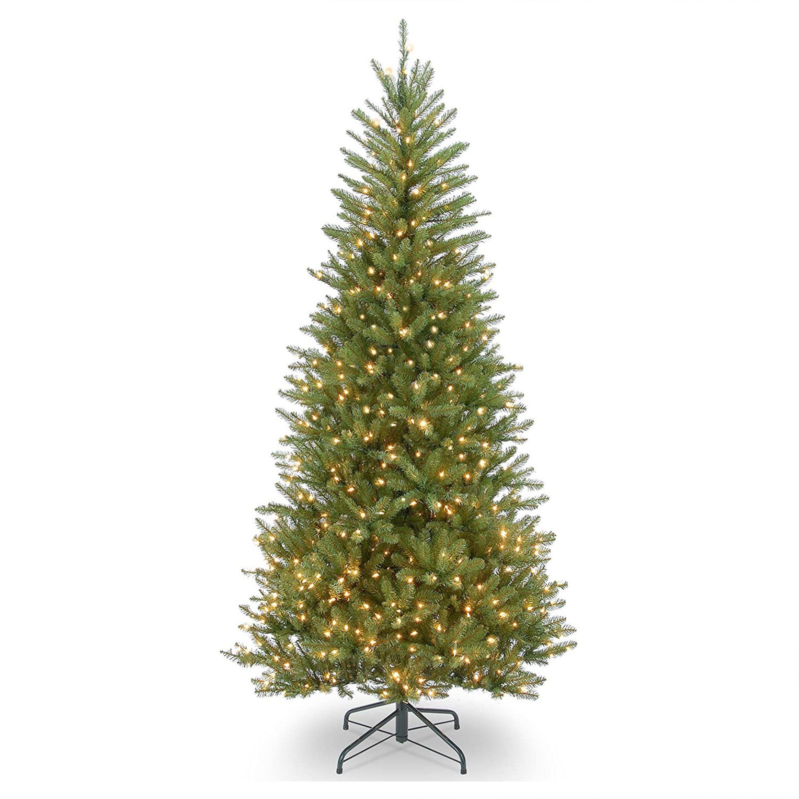 National Tree Company 6.5" Fir Slim Christmas Tree w/ Stand & Lights (Open Box) - VMInnovations