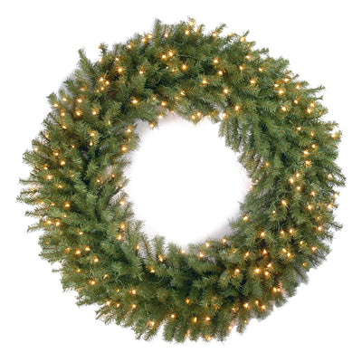 National Tree Company 48" Prelit Holiday Wreath w/ Lights & Decor (Used)