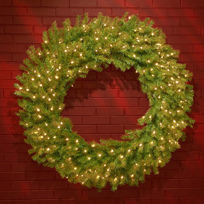 National Tree Company 48" Prelit Holiday Wreath w/ Lights & Decor (Used) - VMInnovations