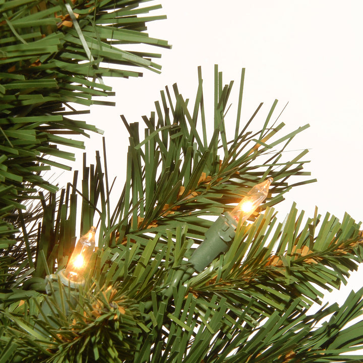 National Tree Company 2' Artificial Mini Tree w/ Lights & Bag Base (Open Box)