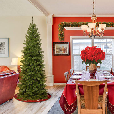 National Tree Artificial North Valley Spruce Hinged Christmas Tree (Open Box) - VMInnovations