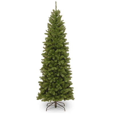 National Tree 6.5Ft Unlit Artificial North Valley Spruce Hinged Tree (Used)