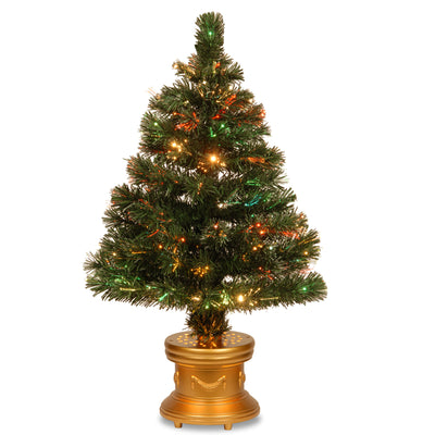 National Tree Company Radiance 3Ft Fiber Optic Artificial Christmas Tree (Used)