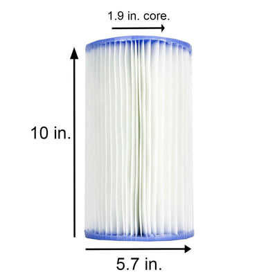 Intex Easy Set Type B Replacement Filter Cartridge for Swimming Pools (9 Pack)