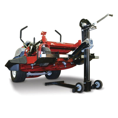 MoJack Flat Folding 750lb max Riding Lawn Mower Lift Jack(CertifiedRefurbished)
