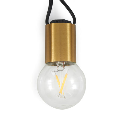 Brightech Glow Globe Edison LED Outdoor 12 Bulb String Lights, 26 Ft (Open Box) - VMInnovations