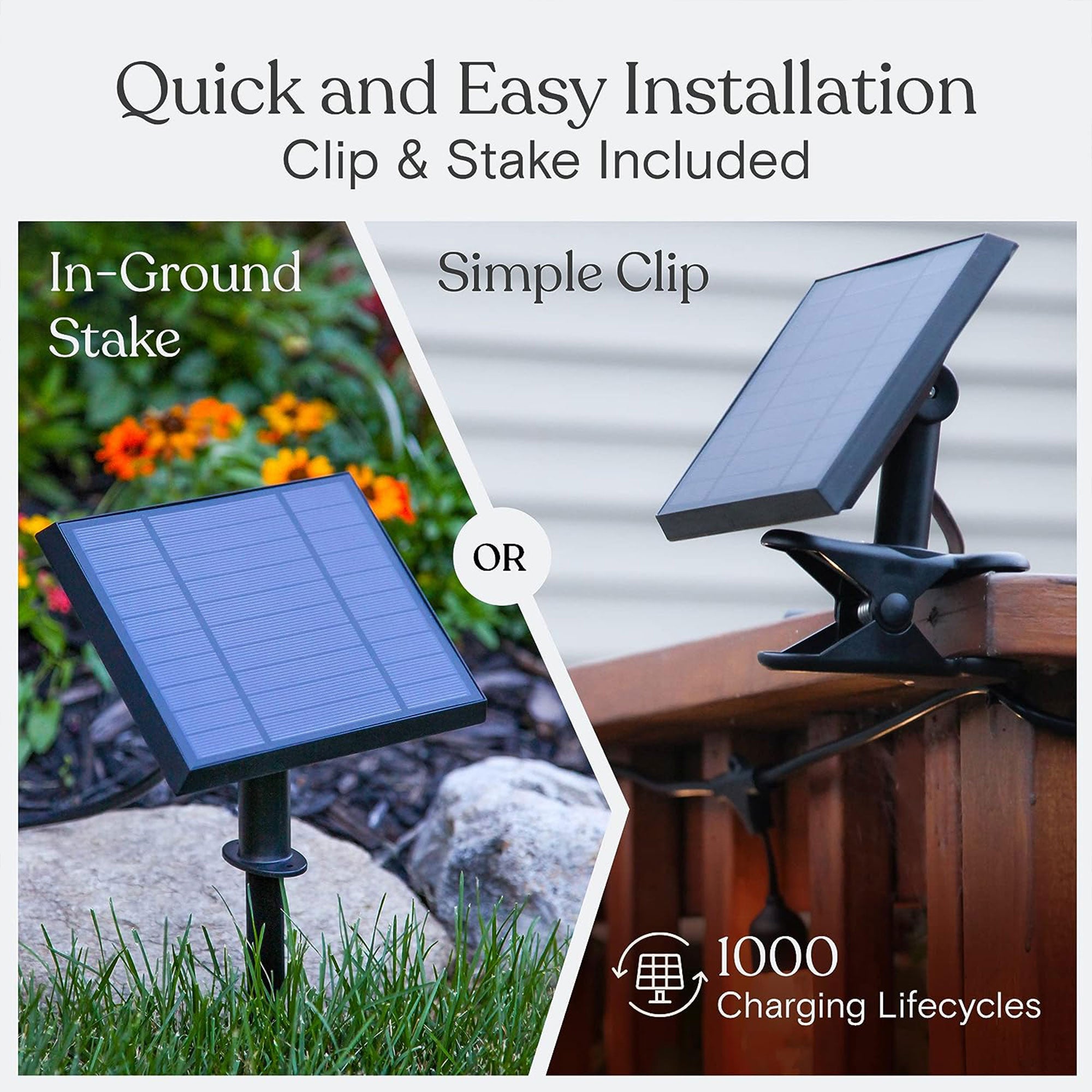 Brightech Solar Powered LED 12 Bulb Waterproof String Lights, 28 Ft (Open Box) - VMInnovations
