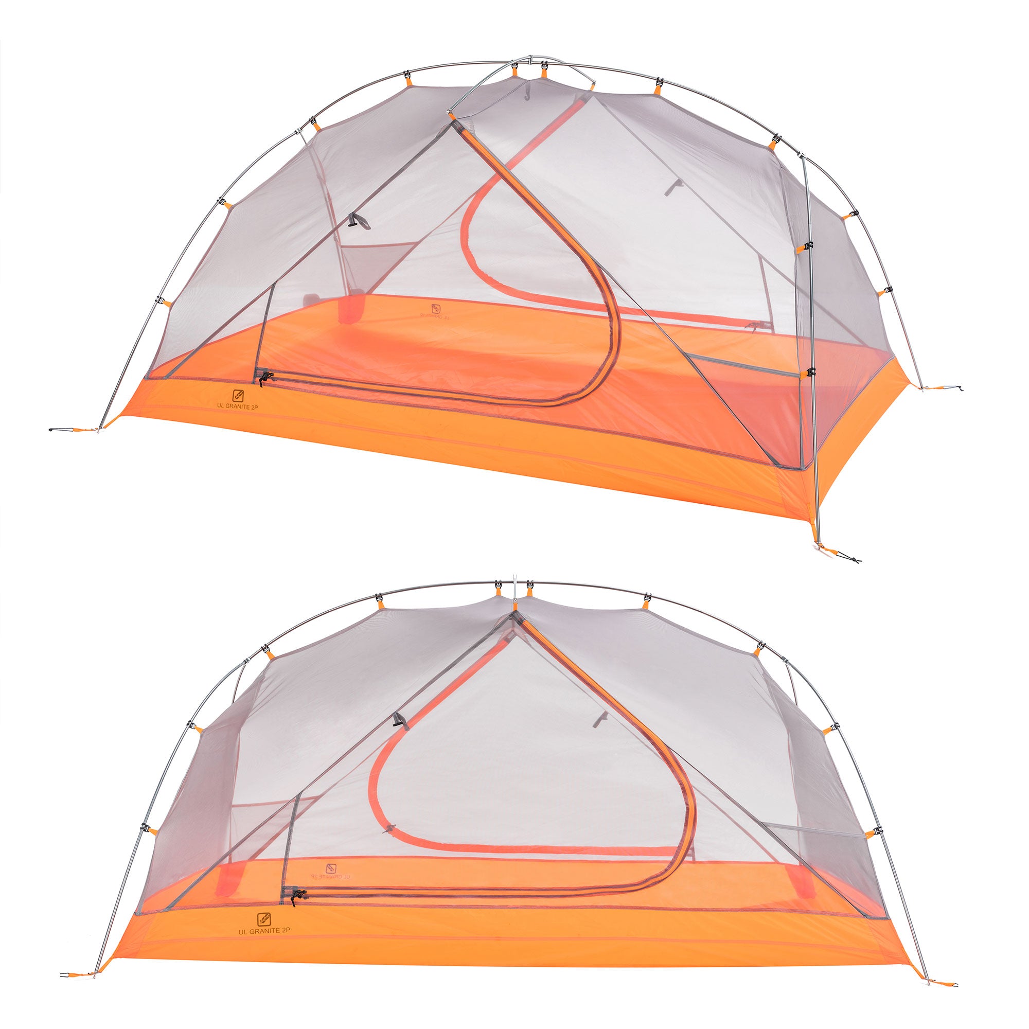 Lightweight 2 Person Outdoor Backpacking Tent with Rain Fly (Open Box)