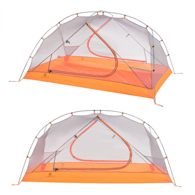 Lightweight 2 Person Outdoor Backpacking Tent with Rain Fly (Open Box)
