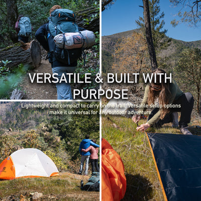 Lightweight 2 Person Outdoor Backpacking Tent with Rain Fly (Open Box)
