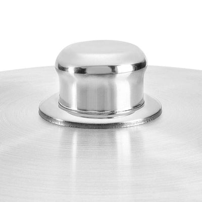 Alpine Cuisine 11 Qt Aluminum Nonstick Caldero Pot with Lid, Silver (Damaged)