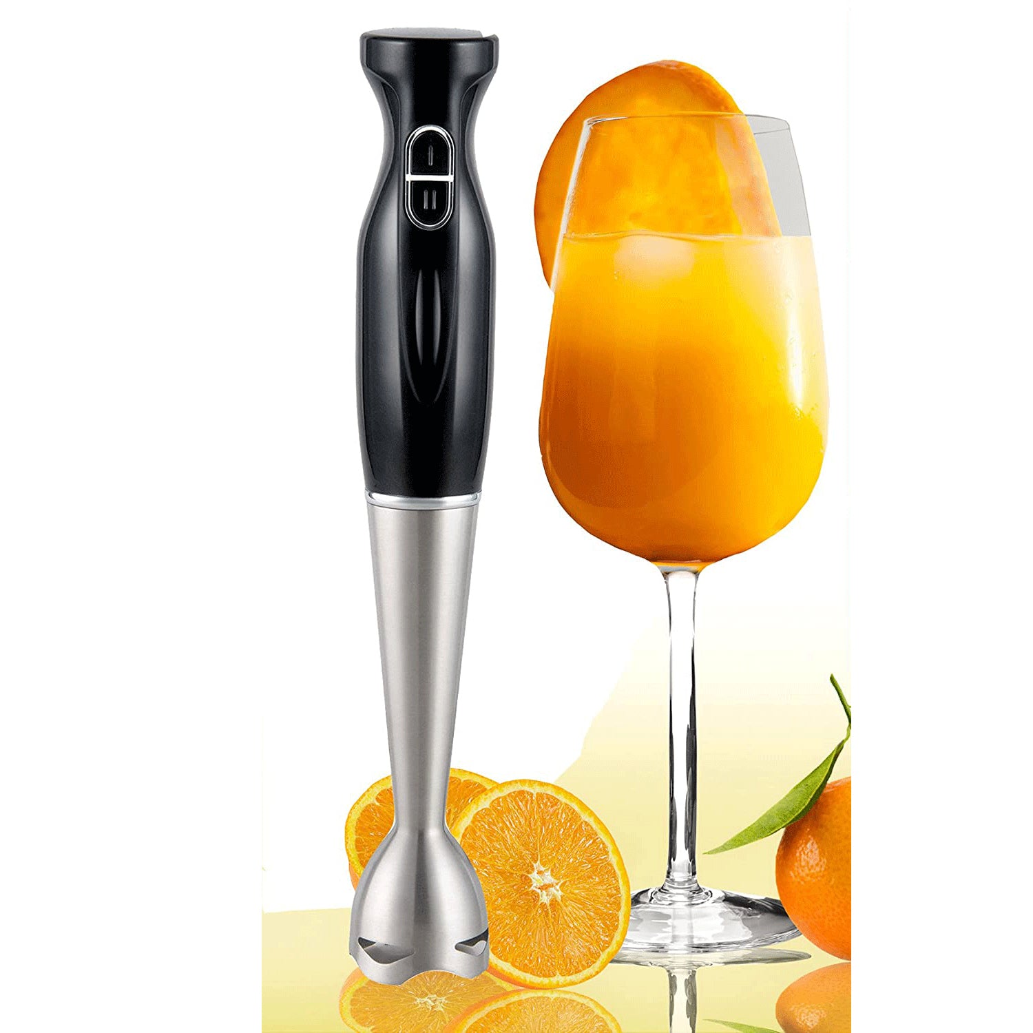 Alpine Cuisine 300W Electric Power Control Handheld Blender Stick, Black (Used) - VMInnovations