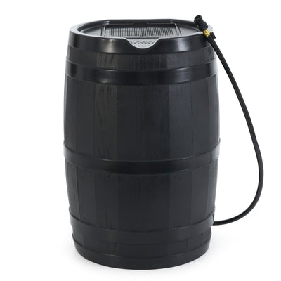 FCMP Outdoor RC45 Rain Barrel with Flat Back for Plants & Gardens (Damaged)