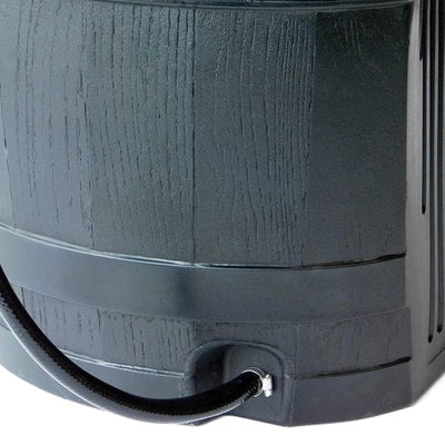 FCMP Outdoor RC45 Rain Barrel with Flat Back for Plants & Gardens (Damaged)