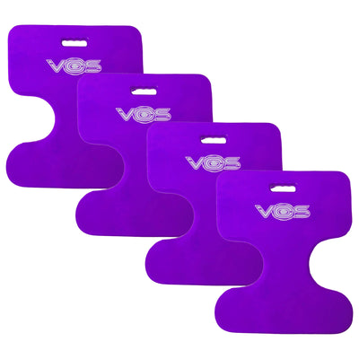 Vos Oasis Water Saddle Pool Float Seat for Adults & Kids, Deep Lavender (4 Pack) - VMInnovations