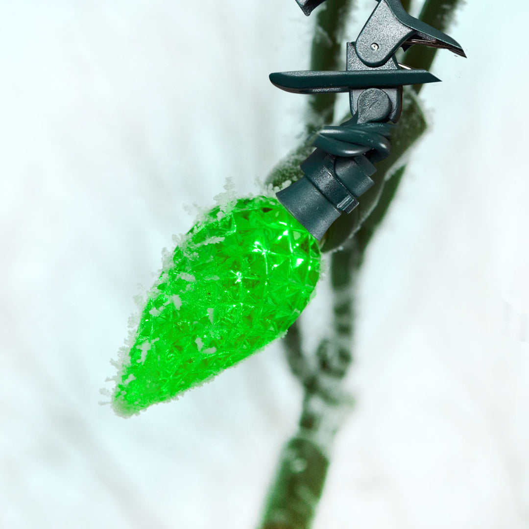 Noma Quick Clip C9 LED Christmas String Lights, 66.8', 100 Multicolor LEDs(Used) - VMInnovations