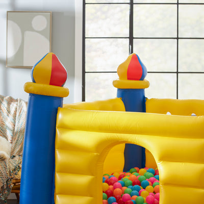 Intex Inflatable Colorful Jump-O-Lene Kids Ball Pit Castle Bouncer (2 Pack)