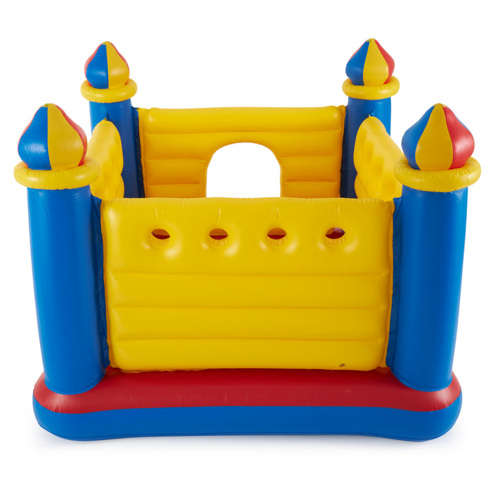 Intex Inflatable Colorful Jump-O-Lene Kids Castle Bouncer for Ages 3-6 | 48259EP