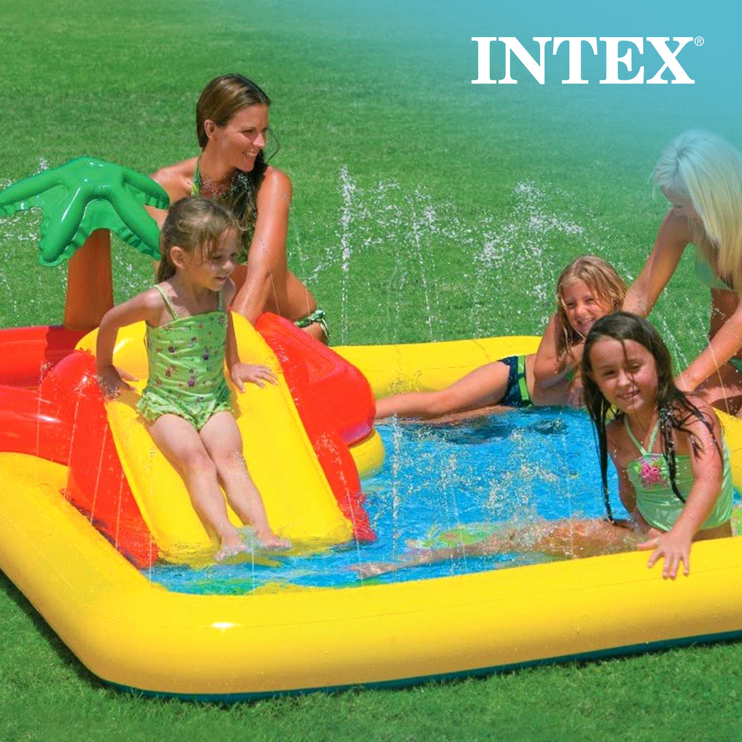 Intex Ocean Play Center Kids Inflatable Wading Pool (Used)