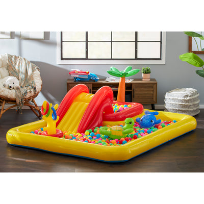 Intex Inflatable Ocean Play Center Pool with Multi-Colored Fun Ballz, 100 Pack