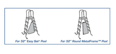 INTEX 52" Above Ground A-Frame Swimming Pool Ladder | 58979E (Open Box)