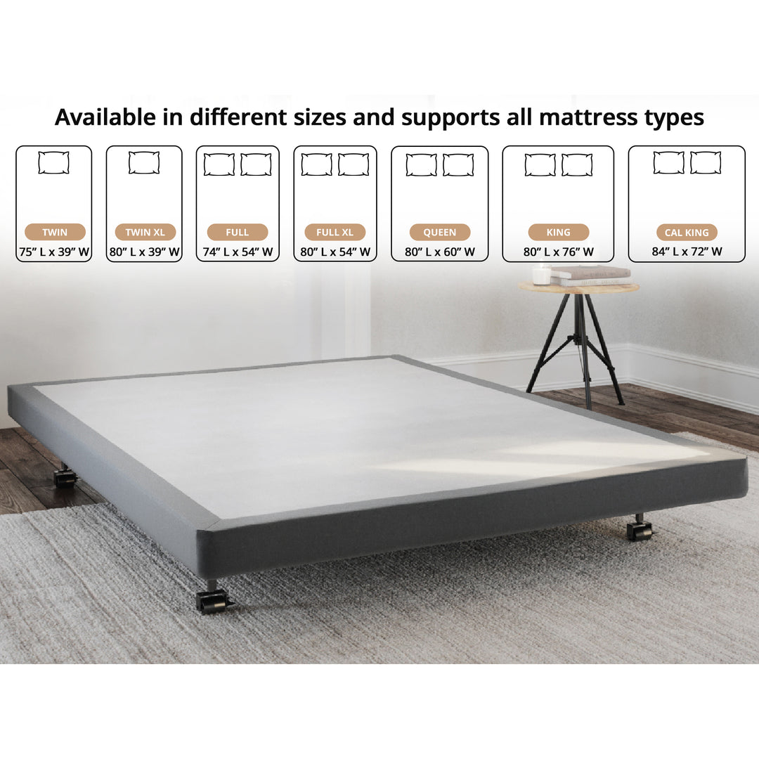 Hercules 4" Low Profile Mattress Box Spring Replacement, Queen (Open Box)