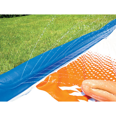 WOW Watersports Freestanding 5 Rail Towel Rack and Backyard Mega Waterslide
