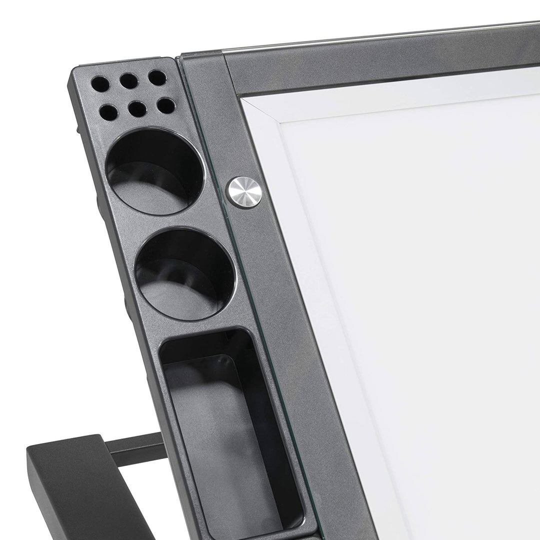 Artograph Futura Light Table for Artists with Storage & Dimmable Glass Work Top