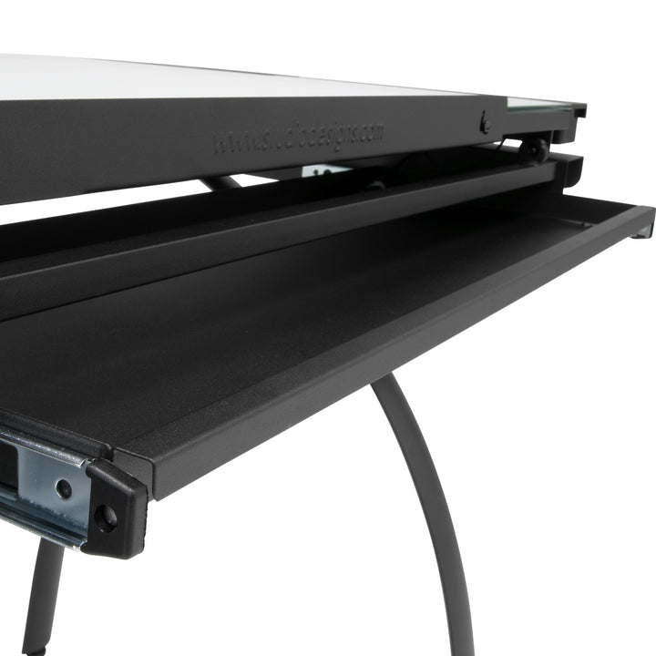 Artograph Futura Light Table for Artists with Storage & Dimmable Glass Work Top