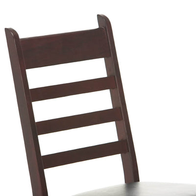 2) COSCO Wood/Vinyl Commercial Folding Chair - Open Box
