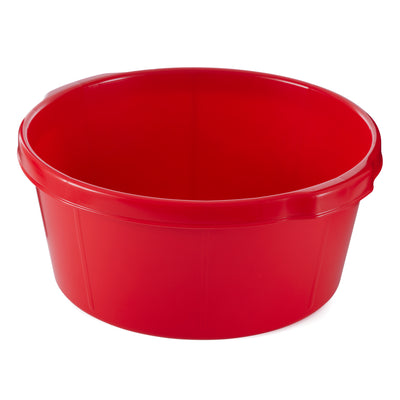 Little Giant 6.5 Gal Plastic All Purpose Farm and Ranch Utility Tub, Red (Used)