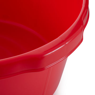 Little Giant 6.5 Gal Plastic All Purpose Farm and Ranch Utility Tub, Red (Used)