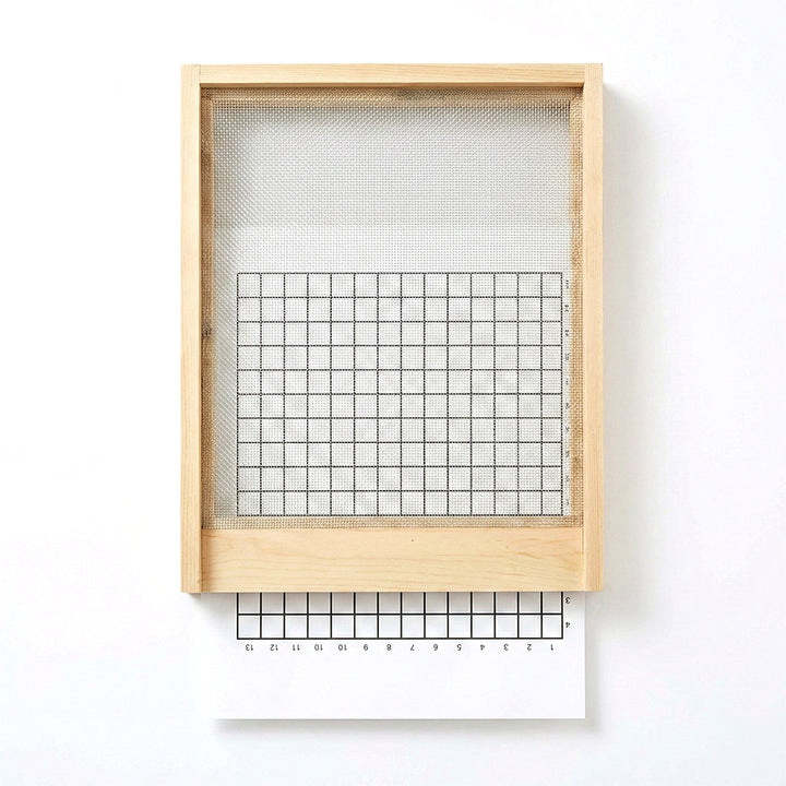 API 10 Frame Compatible Beehive Screened Mite Pest Control Bottom Board, Brown - VMInnovations