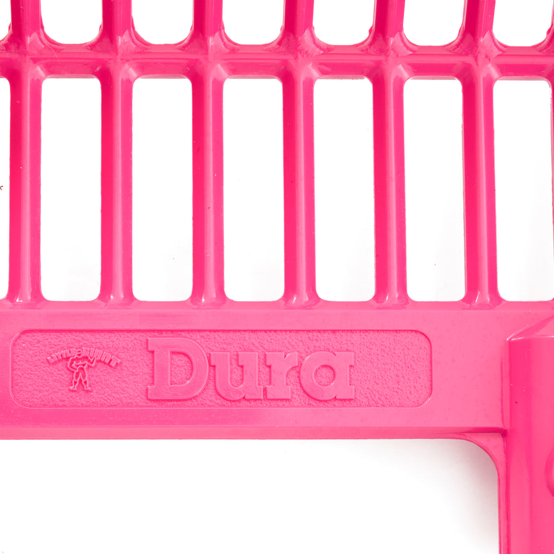 Little Giant DuraFork Plastic Outdoor Lawn and Garden Bedding Fork, Hot Pink - VMInnovations