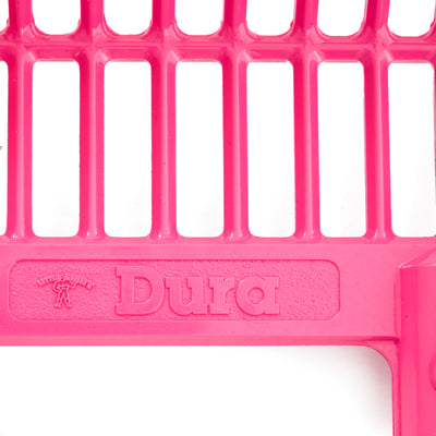 Little Giant DuraFork Plastic Outdoor Lawn and Garden Bedding Fork, Hot Pink - VMInnovations