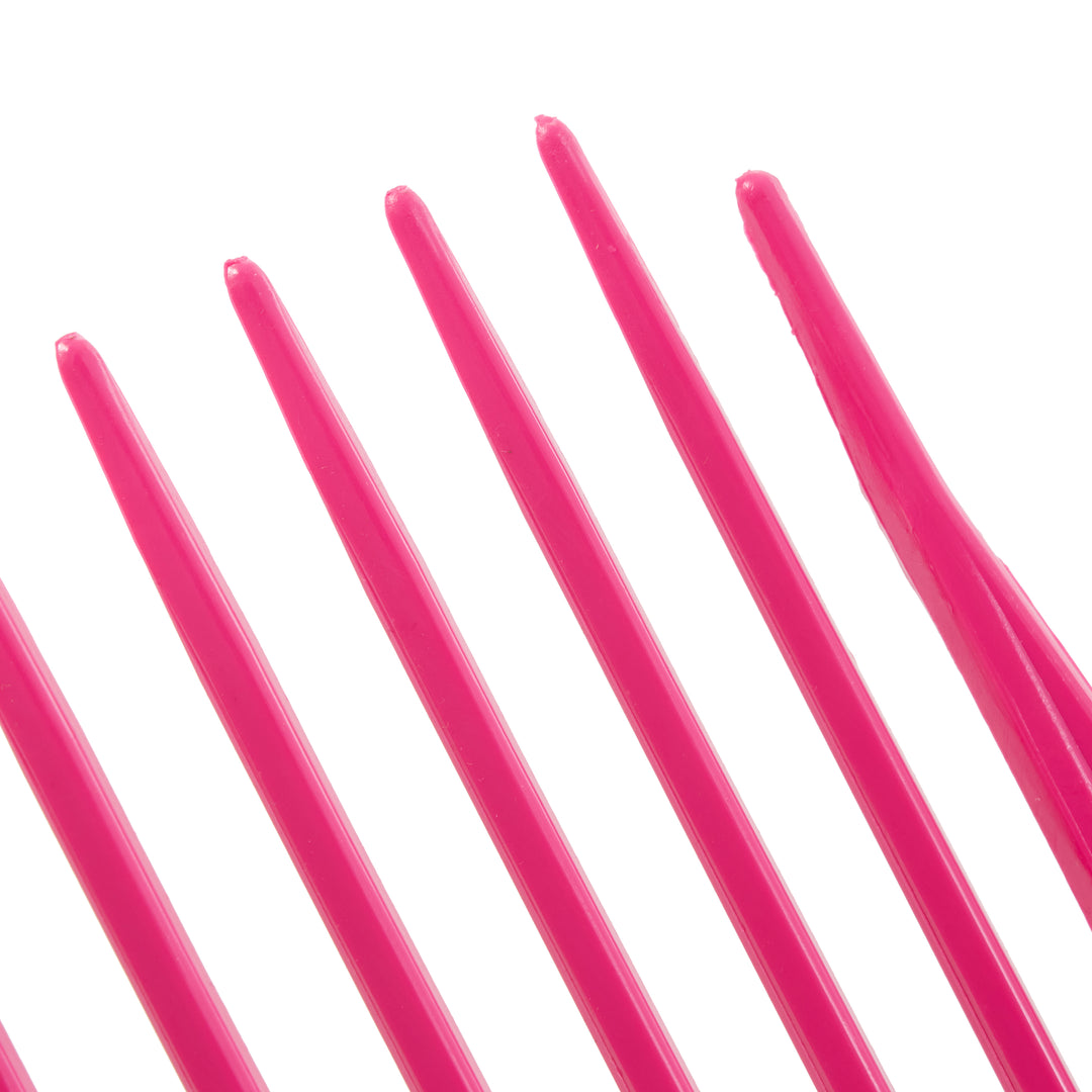 Little Giant DuraFork Plastic Outdoor Lawn and Garden Bedding Fork, Hot Pink - VMInnovations